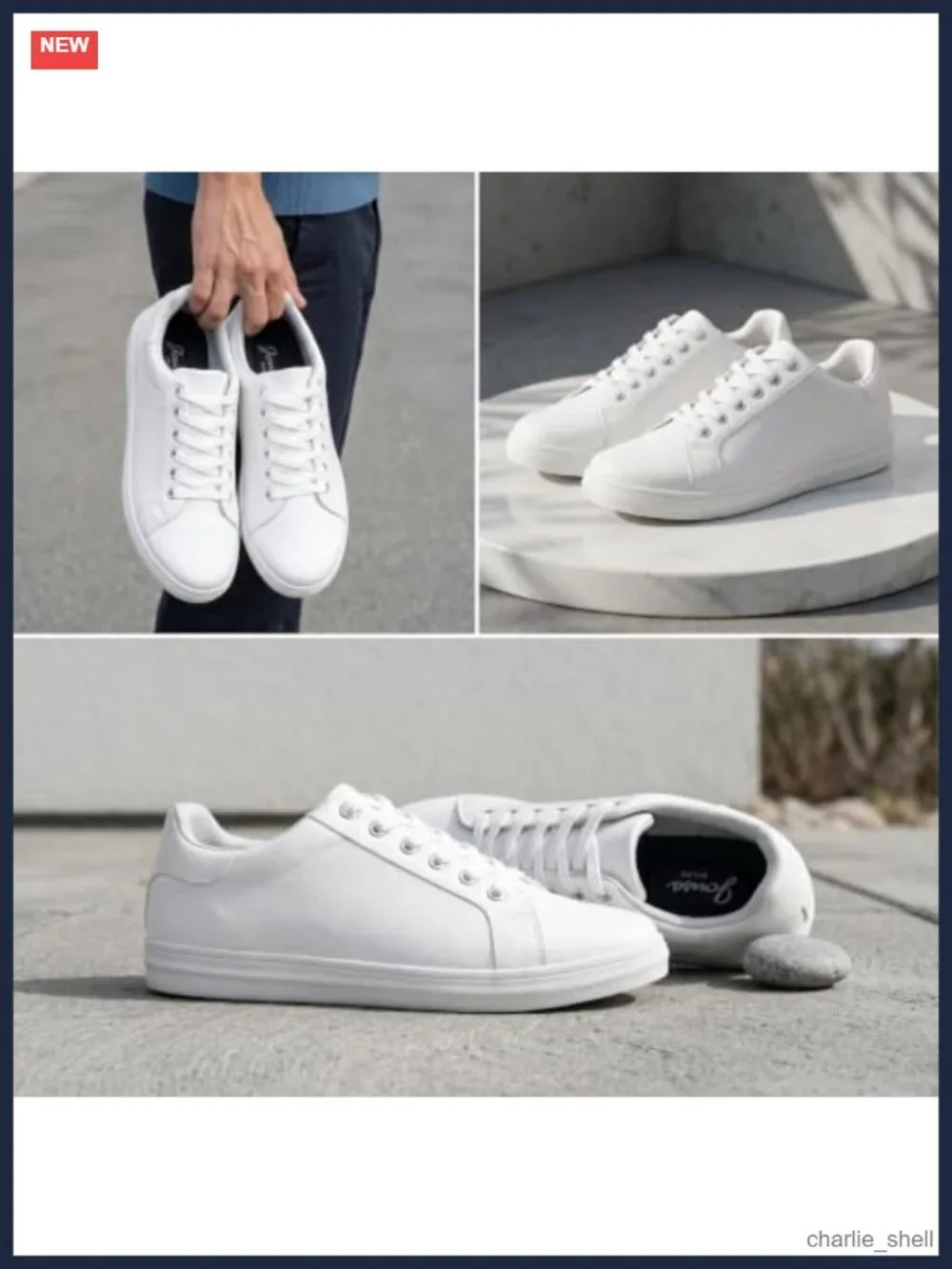 N/A white sneakers